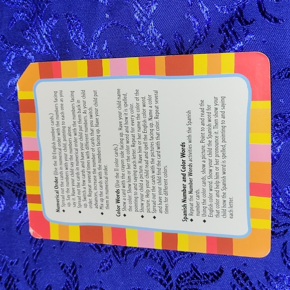 🍂3/$10 Dora the Explorer Numbers (1-10) & Colors Bilingual Flashcards complete! - Picture 11 of 13